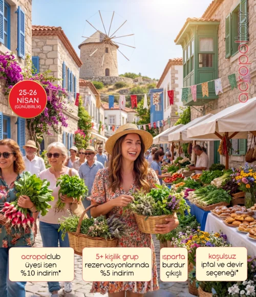 Alaçatı Ot Festivali - Isparta ve Burdur Kalkışlı - 25 & 26 Nisan